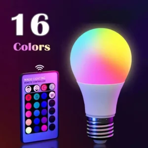 Ampoule LED Multicolore, 16 Couleurs